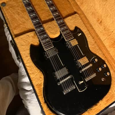 Gibson Custom Shop Slash '66 EDS-1275 Doubleneck (Signed, Aged) 2019 - Aged Ebony image 3