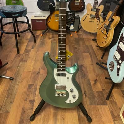 PRS S2 Vela with Dots Inlay 2016 - Present - Frost Green Metallic image 1