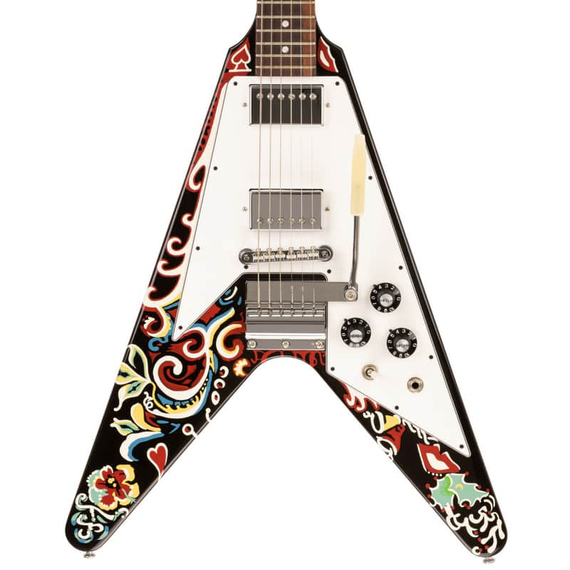 Gibson Custom Shop "Inspired By" Jimi Hendrix Psychedelic Flying V 2006 image 3