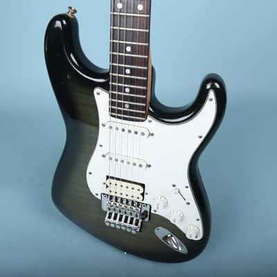 1993 Fender MIJ Stratocaster HSS Floyd Rose Blackburst image 3