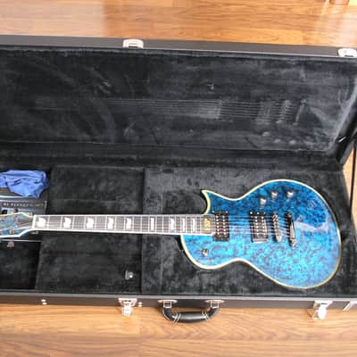 ESP Eclipse STD 2011 - Planet Blue Custom Finish - MINT + Original Case image 4