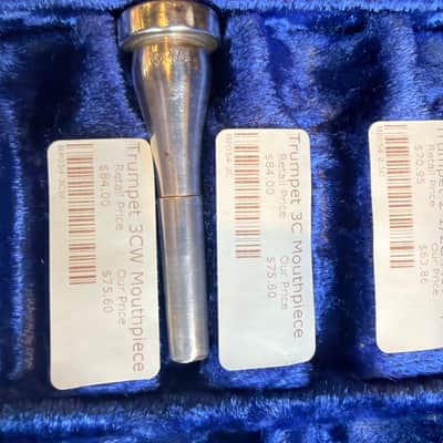 Olds Trumpet 3C Mouthpiece Vintage  - Silver image 2
