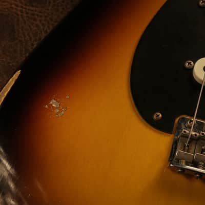 Fender Custom Shop Ancho Poblano Stratocaster Relic in 2-tone Sunburst image 2