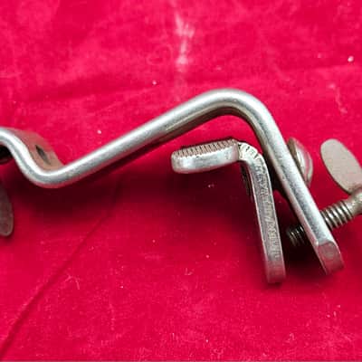 Ludwig Vintage Extension Cymbal Holder Hoop Clamp (No Arm) 1930s - Nickel image 3