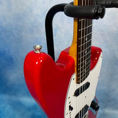 2011 Fender Mustang ‘69 Vintage Reissue MG69/MH Dakota Red + Headstock, Japan MIJ image 8