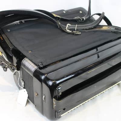 3479 - Black Excelsior Excelsiola 740 Magnante Piano Accordion LMMM 41 120 image 3