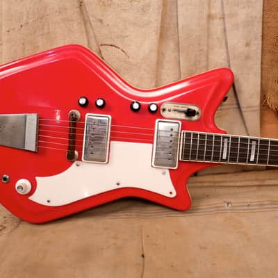 Supro JB Hutto "Jetsons" 1966 Red image 4