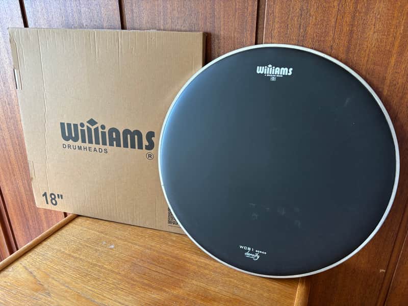 Williams WCB1 Series 18” Black Drum Head image 1