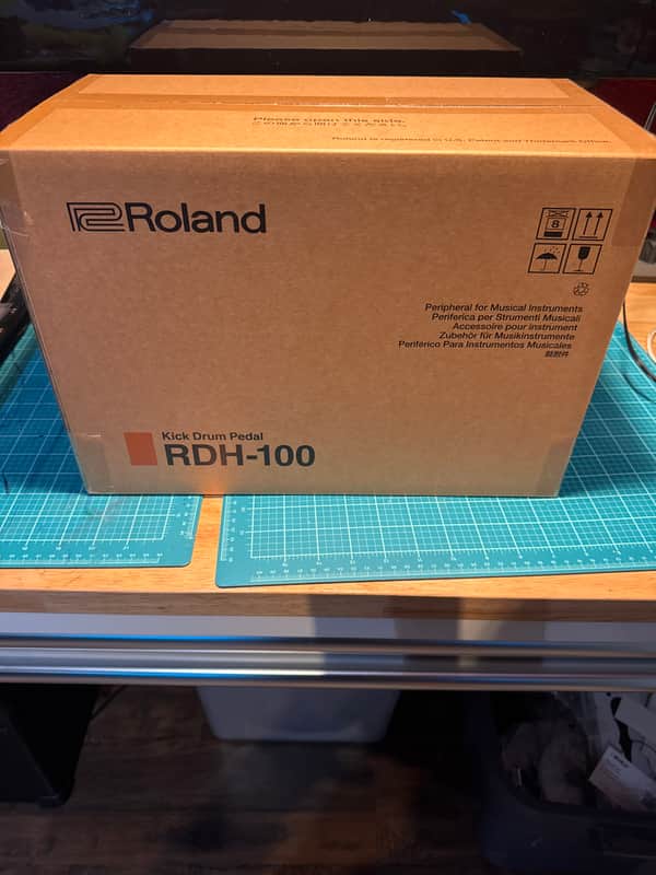 Roland RDH-100 Noise Eater Single Bass Drum Pedal 2010s - Chrome / Black image 1