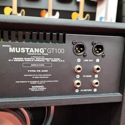 Fender Mustang GT 100 100-Watt 1x12" Modeling Guitar Combo + FS MGT4 2017 - 2018 - Black image 9