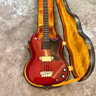 Gibson EB-0 Bass Guitar 1964 - Cherry original vintage USA image 4