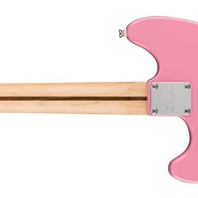 Squier Sonic Mustang Electric Guitar, with 2-Year Warranty, Flash Pink, Maple Fingerboard image 2