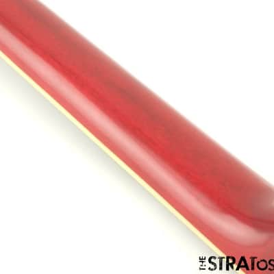 Fender Flame Maple Top Telecaster Tele BODY + NECK FMT Set Neck, Crimson Red image 6