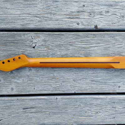 Telecaster neck, roasted flame maple image 4