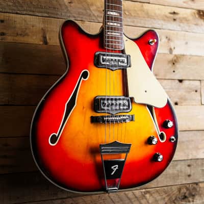 1966 Fender Coronado ii In Sunburst image 2