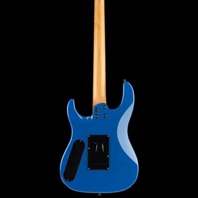 Solid Body Electric Guitar Roasted Maple Neck, Stainless Steel Frets, Bone Nut 24 Frets(Blue) image 3