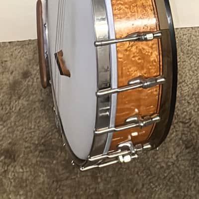 1920'S May Bell / Slingerland 19 Fret Tenor Banjo "RESTOMOD" W/ Orig Hard Case image 13