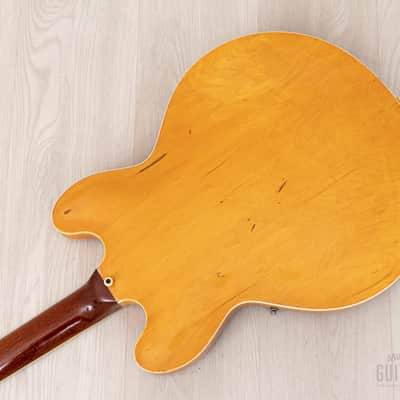 1958 Gibson ES-335 TDN Vintage Semi-Hollow Blonde Thin Top w/ PAFs, Case image 17