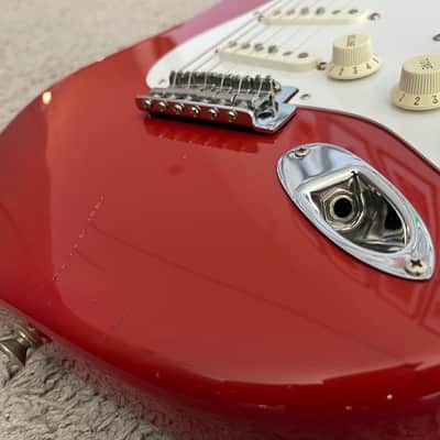 Fender ST-357 Stratocaster 1988 Vintage MIJ Japan Torino Red Maple FB Guitar image 13