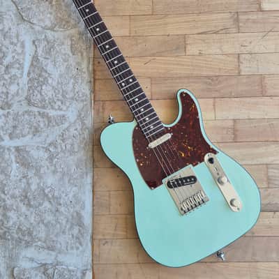 Fender American Ultra Luxe Telecaster 2022 - Transparent Surf Green image 1