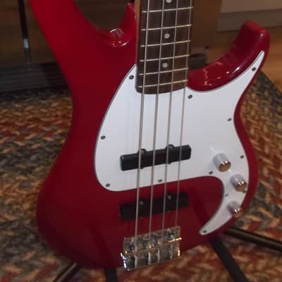 Peavey Milestone 4-String Electric Bass - Trans Red, As New W/ HSC image 4