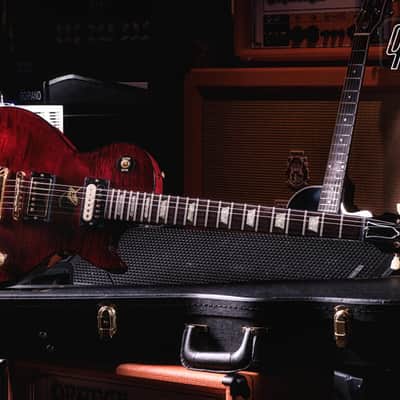 Gibson Custom Limited Mayday Monster Les Paul - Monster Autographed  2017 Monster Red image 3