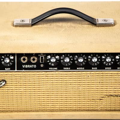Fender Showman Head and 1x15 Cab Owned by Mike Campbell image 13