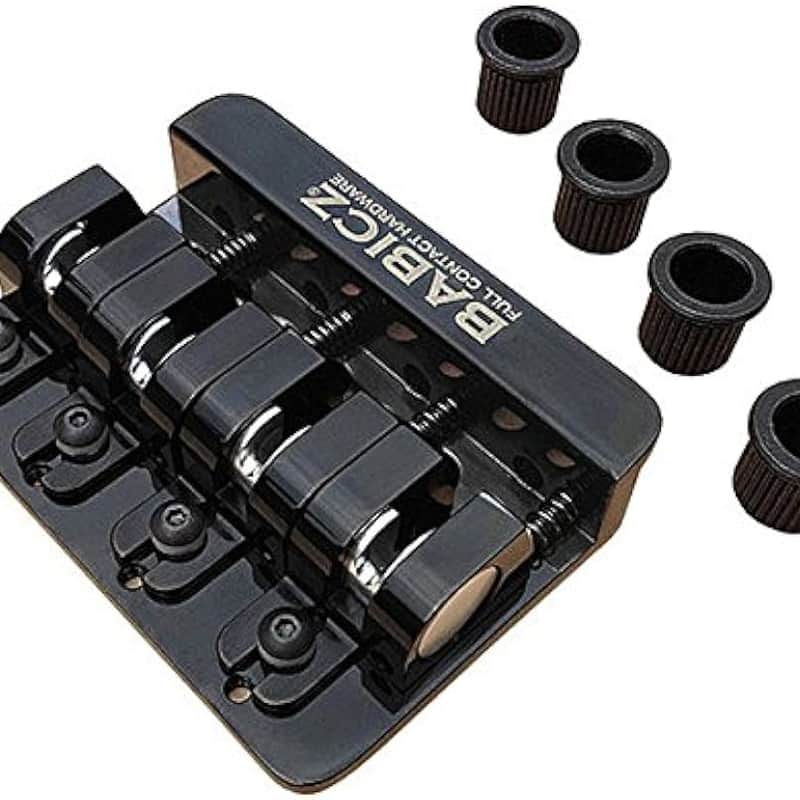 Babicz Full Contact Hardware Bass Bridge – String Through – Bl…