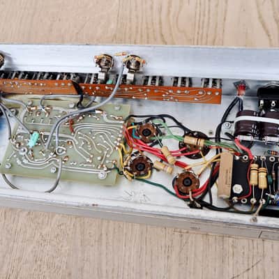 1971 Oliver B200 Duoflex Vintage Bass Amp Head 7027 Ampeg USA, Powerflex image 12