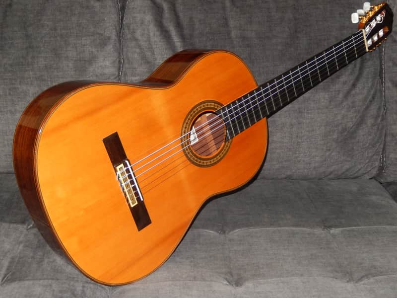 MADE IN 1981 BY HIDEYUKI EZAKI - TERRIFIC YAMAHA GC10 - CLASSICAL CONCERT GUITAR image 1