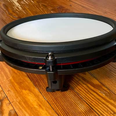 Alesis 10" Mesh Snare Drum Pad NEW White/Red Dual Zone Nitro Max Pad image 4