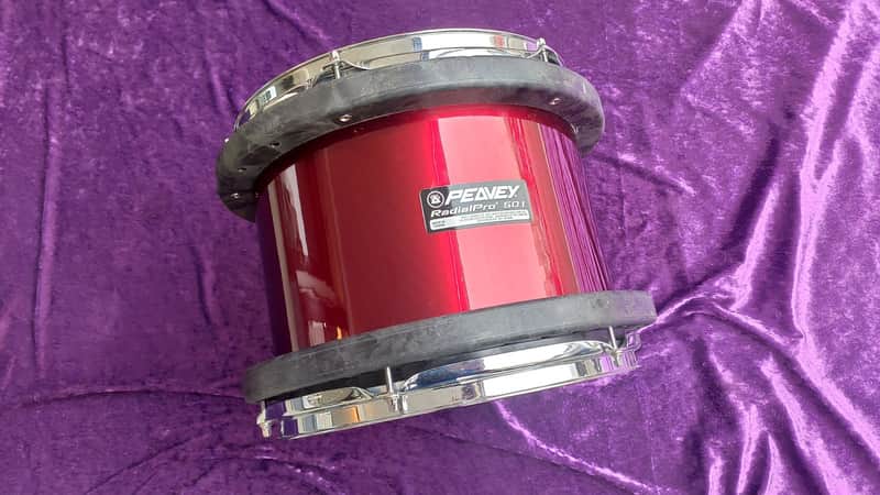 Peavey Radial PRO 501 12x10" Tom Wine Red * strong loud tone * NOS=New Old Stock * rare and hard to find * image 1