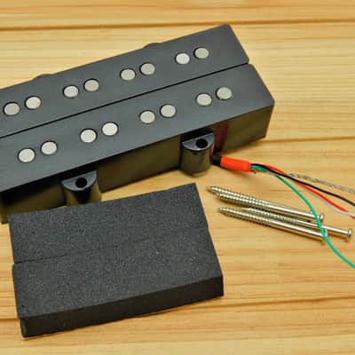 Artec Alnico JB Twin Pickup for 4-string Fender Jazz J Bass® Humbucker 4 wire image 3