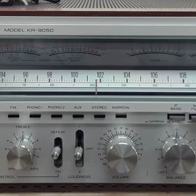 Kenwood KR-9050 Stereo Receiver Silverface image 2