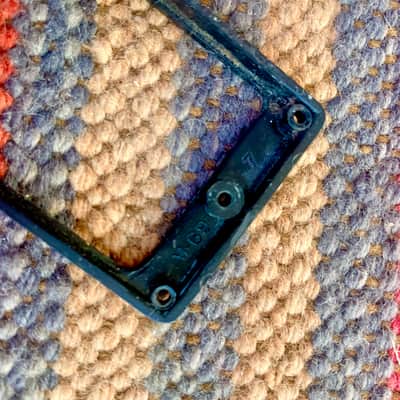 Vintage 1960's Gibson M-69 Neck Humbucker Pickup Ring Black MR491 Damaged-AS IS image 9