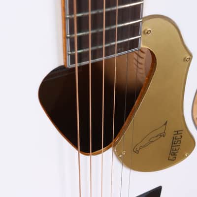 Gretsch G5021WPE Rancher Penguin Parlor Acoustic/Electric Guitar - White image 5