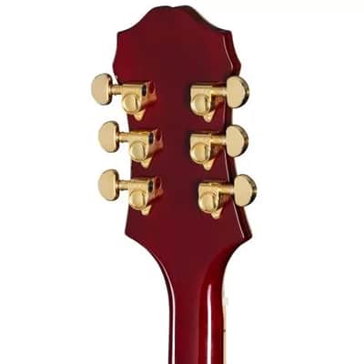 EPIPHONE - BROADWAY INCL. PREMIUM GIG BAG LEFT-HANDED WINE RED image 9