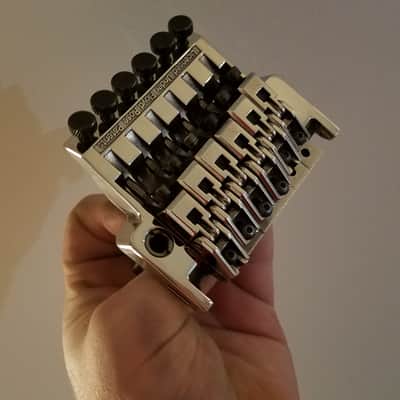 Ibanez Gotoh Lo Pro Edge Tremolo Chrome Awesome Shape!  Floyd Rose replacement, MIJ great quality image 1