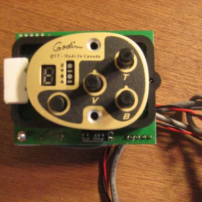 Godin QIT System -- Complete -- Preamp, pickup, battery terminal, jack - Seagull image 1