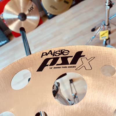 Paiste PST X Series Swiss Thin Crash Cymbal - 16” image 4