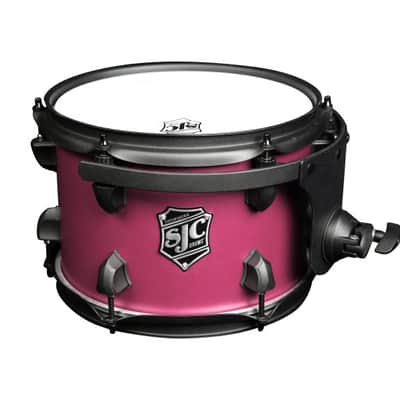 SJC - Pathfinder Series 3-piece Shell Pack, Mad Magenta Black image 3