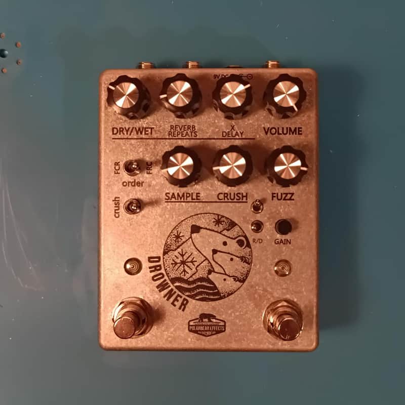 Polarbear Effects Drowner Fuzz / Bitcrush / Reverb Pedal image 1