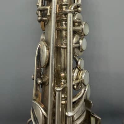 Vintage Pre War Conn New Wonder Alto Saxophone Silver with Gold Wash Bell 1922-23 image 4