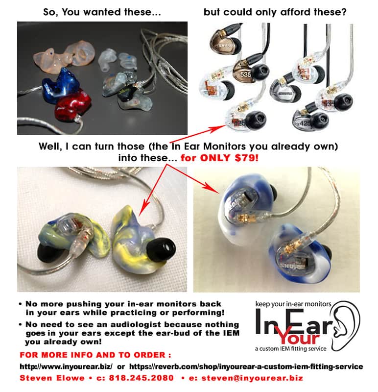 InYourEar Custom Fitting for in-ear monitors service image 1