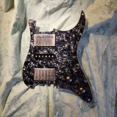 PRS McCarty Archtop Humbuckers + DiMarzio DP402 11-Hole Strat 3-Ply Grey Pearloid Pickguard Loaded Assembly $359.99 image 2