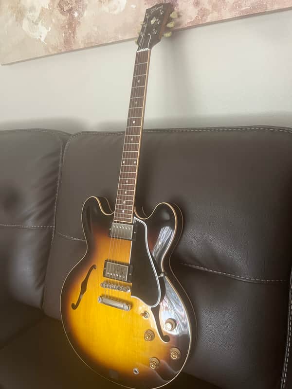 Gibson ES-335 Dot Fat Neck 2010 Antique Vintage Sunburst image 1