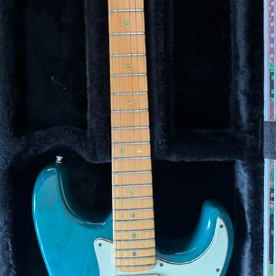 Fender American Deluxe Stratocaster 1998 - Teal image 4