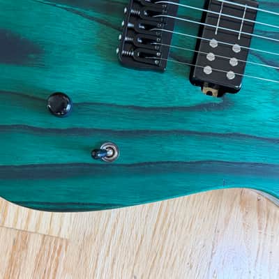Caparison Dellinger II FX-AM Dark Green Matt With Case - Railhammer Pickups image 24