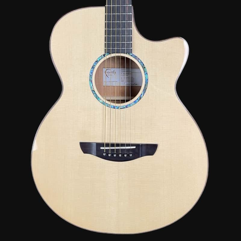Faith FV Natural Venus Cutaway/Electro Acoustic Guitar image 1