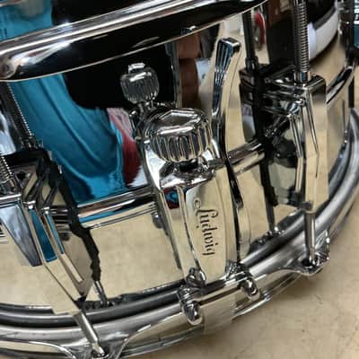 Ludwig LM402 6.5”x14” Supraphonic Snare Drum - Chrome Over Aluminum image 11